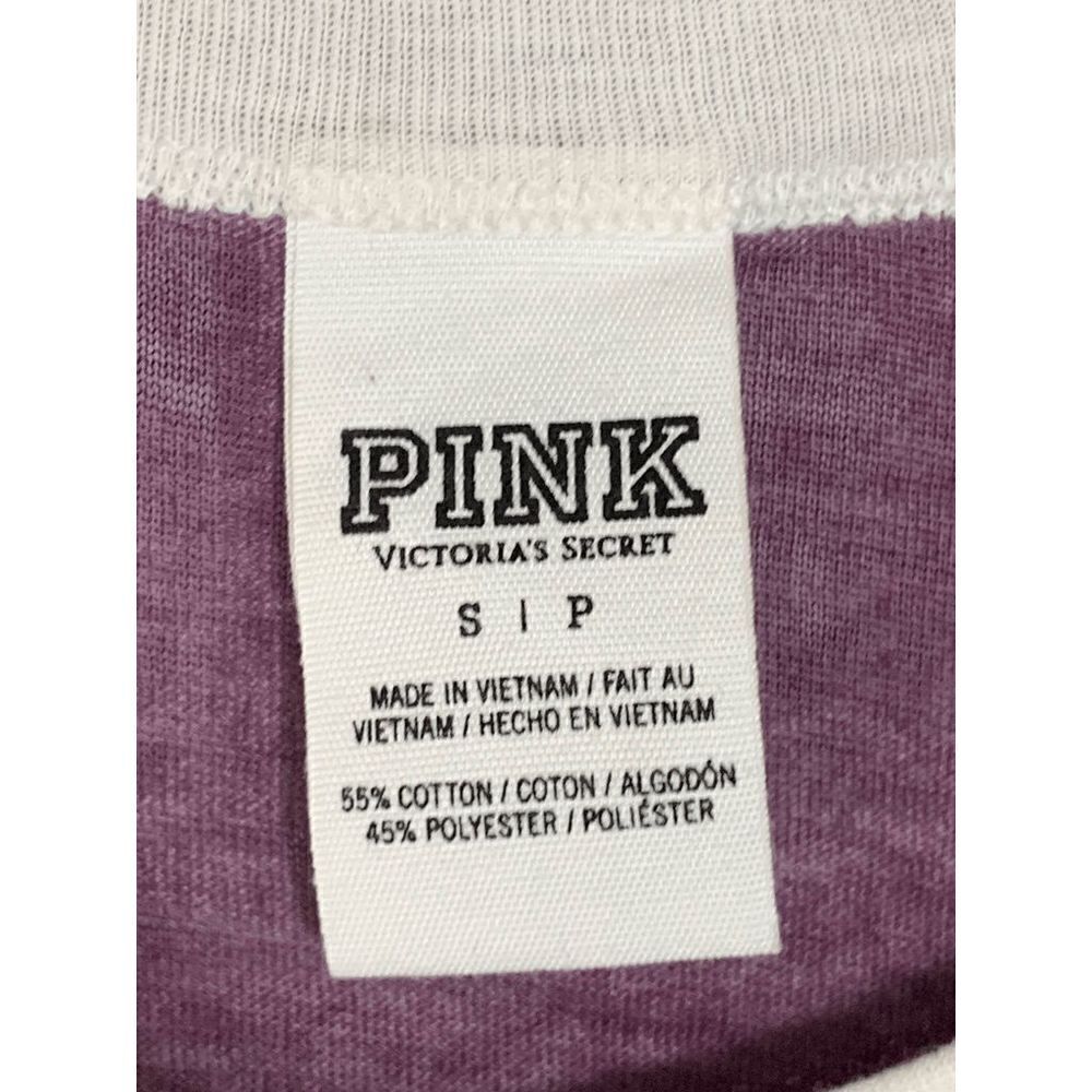 Victoria's Secret PINK Women's Short Sleeve T Shirt Crewneck Logo Small - Picture 2 of 6